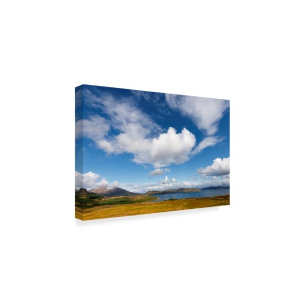 Philippe Sainte-Laudy 'Under The Clouds Lake' Canvas Art,30x47